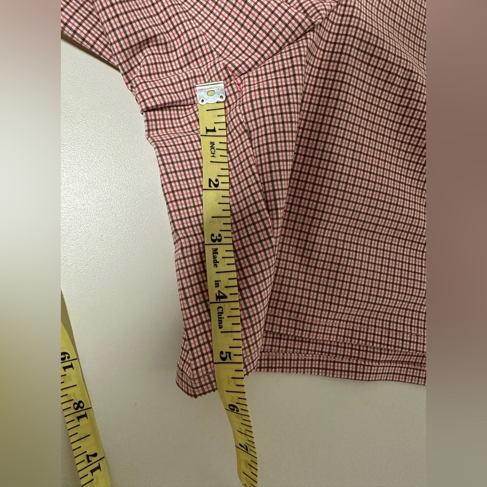 NWT Versona Chasing the Sun Pink Gingham Shorts XXL - Picture 4 of 13